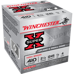 Winchester High Brass 410 Ga 2 1/2" 1/2 Oz Case 250 Rd